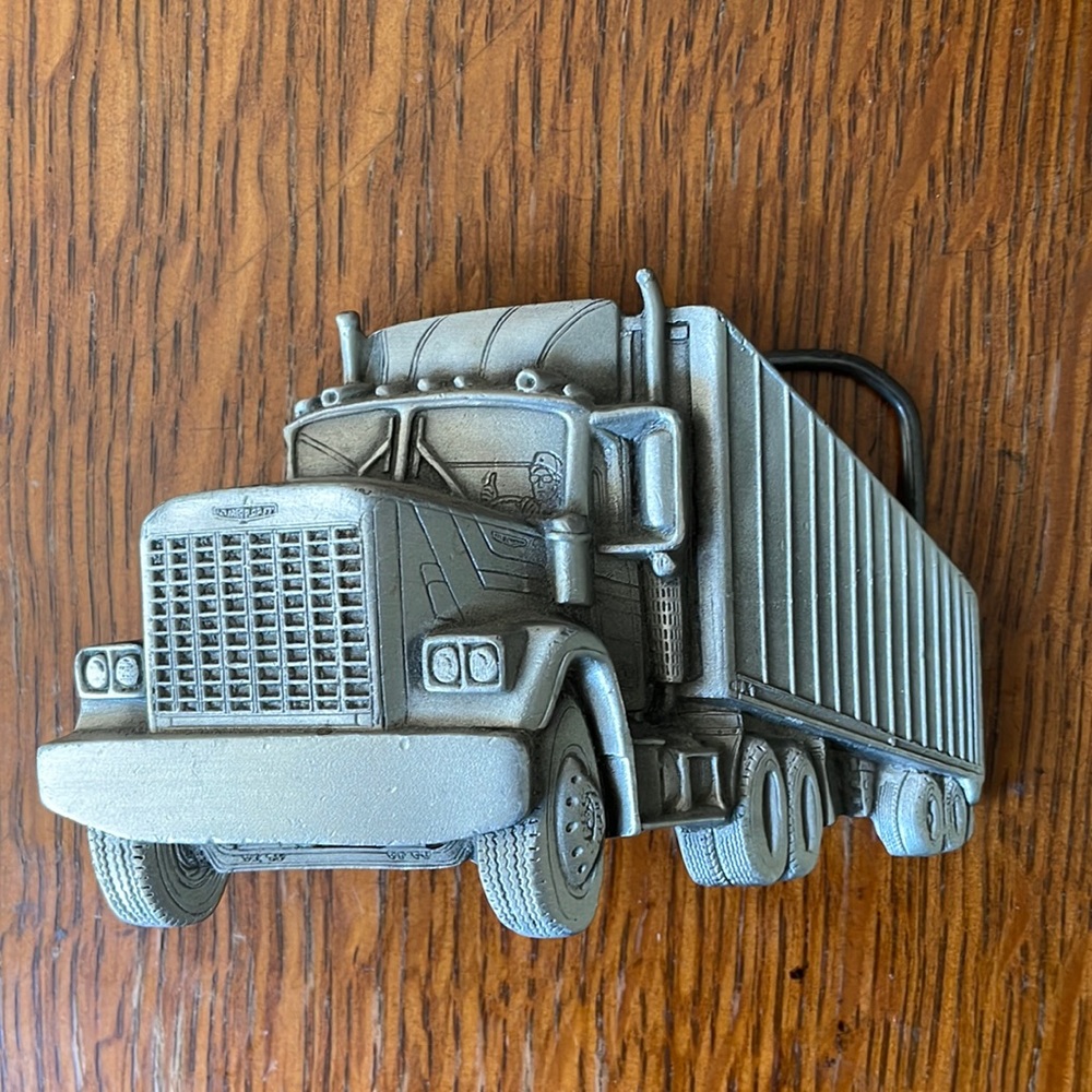 1980 Belt Buckle Big Rig Semi Truck  By The Great American Buckle Co. Chicago